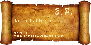 Bajna Pellegrin névjegykártya